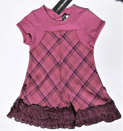 Jean Bourget Infant Girls Short Sleeve Cotton knit Dress