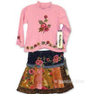 Beetlejuice of London Fall/Winter Girls 3Pc Denim Skirt Set