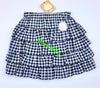 Floriane of France Girls White Cotton Top With Gingham Check Applique