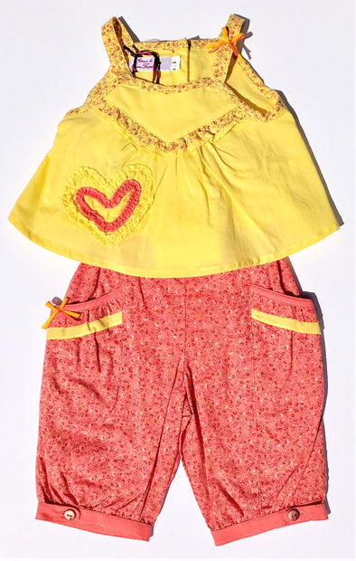 Pomme Framboise of France Girls 2Pc pant set