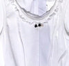 Jean Bourget Girls Spring/Summer White cotton Dress