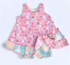 Oilily Infant Girls 1Pc Dress Romper With Butterflies Print