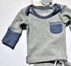 L'ovedbaby 2Pc Organic Jogger Slate/Heather Gray 100% Organic Cotton