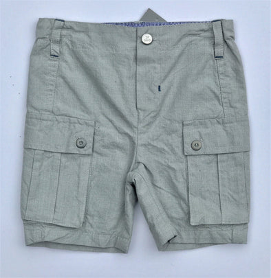 3pommes Infant Boy Gray Dress Shorts