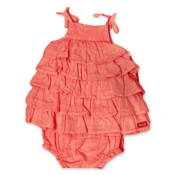 3Pommes 2PC ruffled Sundress With Matching Bloomers