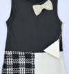 Alitsa Sleeveless Black/White Classic Color Block  Dressy Dress