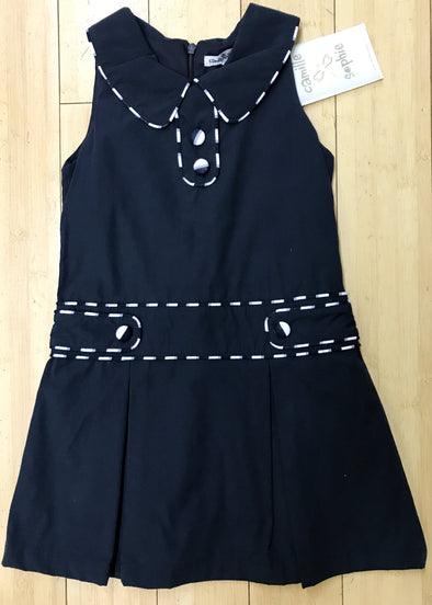 Camille @ Sophie Girls Navy Classic Spring/Summer Dress