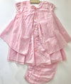 3pommes Infant  Girl 2pc Dress With Diaper Cover
