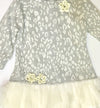 BIscotti L/S Soft Grey KnitTutu Dress