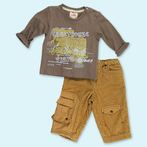 Confetti of France Fall/Winter Infant Boys 2Pc Pant Set