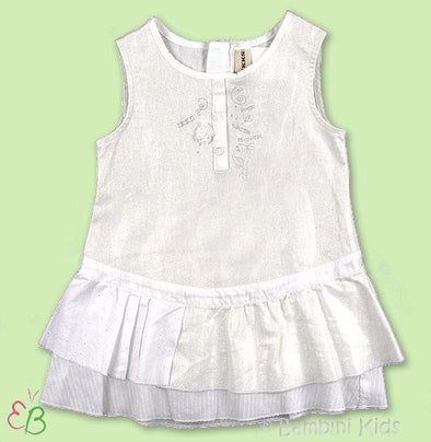 IKKS Infant Girls White Dress