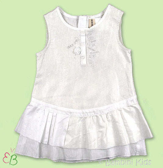 IKKS Infant Girls White Dress