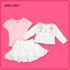 3Pommes Infant Girls 100% Cotton Crochet Cardigan